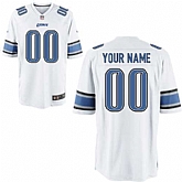 Men Nike Detroit Lions Customized White Team Color Stitched NFL Game Jersey,baseball caps,new era cap wholesale,wholesale hats